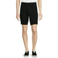 Men's and Big Men's Flat Front Shorts, 9" Inseam, Sizes 2854