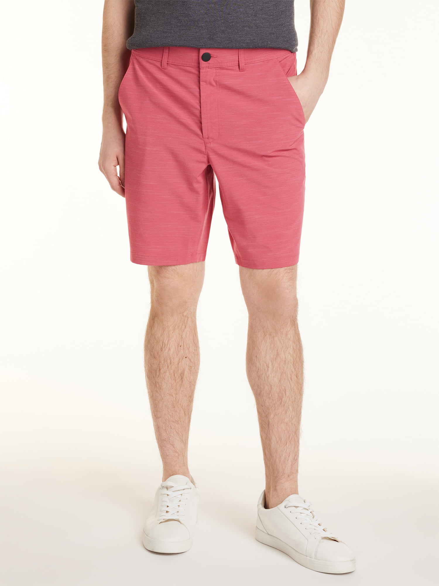 George Men s and Big Men s Flat Front Shorts 9 Inseam Sizes 30 46 Walmart