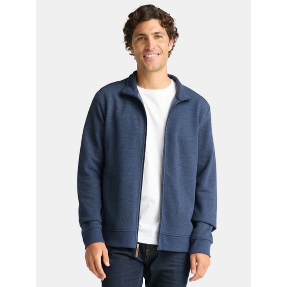 George Men's and Big Men's Full Zip Knit Jacket, Size XS-3XL