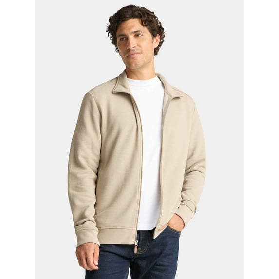 George Men's and Big Men's Full Zip Knit Jacket, Size XS-3XL
