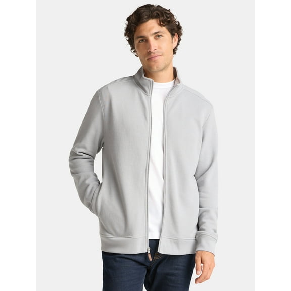 George Men's and Big Men's Full Zip Knit Jacket, Size XS-3XL