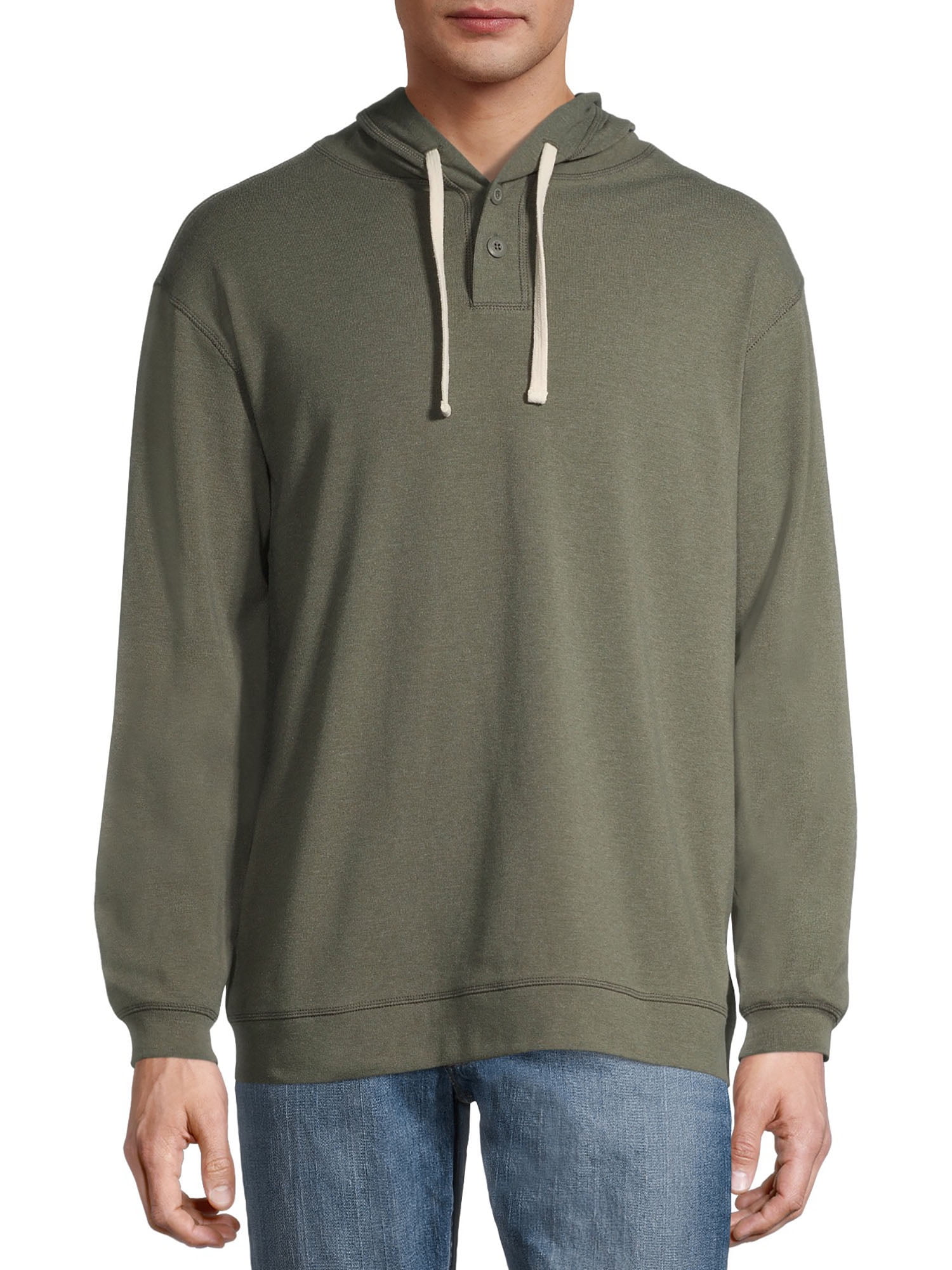 George fashion henley hoodie sale