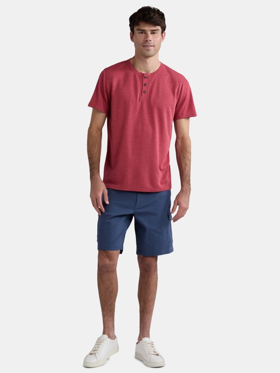 George Men’s & Big Men’s V-Neck Short Sleeve Tee, Sizes S-3XL - Walmart.com