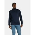 thumbnail image 1 of George Men's and Big Men's Interlock Turtleneck Shirt with Long Sleeves, Sizes S-3XL, 1 of 5