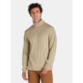 thumbnail image 1 of George Men's and Big Men's Interlock Turtleneck Shirt with Long Sleeves, Sizes S-3XL, 1 of 5