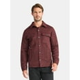thumbnail image 1 of George Men's and Big Men's Knit Shacket with Microfleece Lining, Midweight, Sizes S-3XL, 1 of 5
