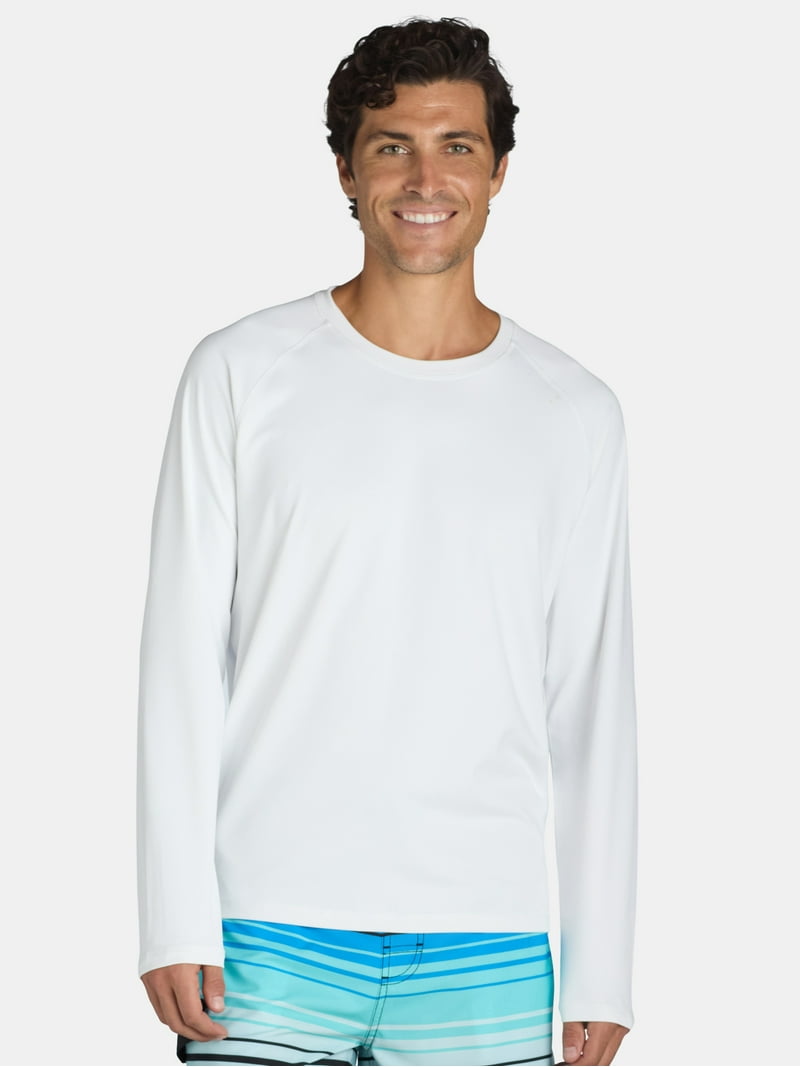 George Men's Sun Shirt with Long Sleeves UPF 50+ Sizes S-5XL