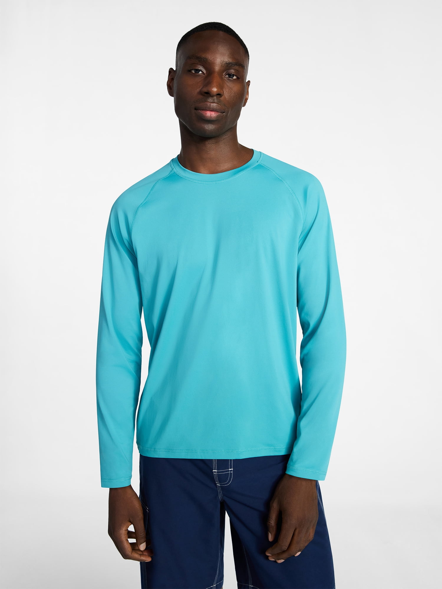 George Men's and Big Men's Sun Shirt with Long Sleeves, UPF 50+, Sizes S-5XL