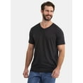 thumbnail image 1 of George Men's and Big Men's Lightweight V-Neck Tee with Short Sleeves, Sizes XS-3XL, 1 of 5