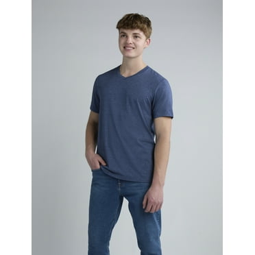 George Men’s and Big Men’s Lightweight V Neck Tee, Sizes S-3XL