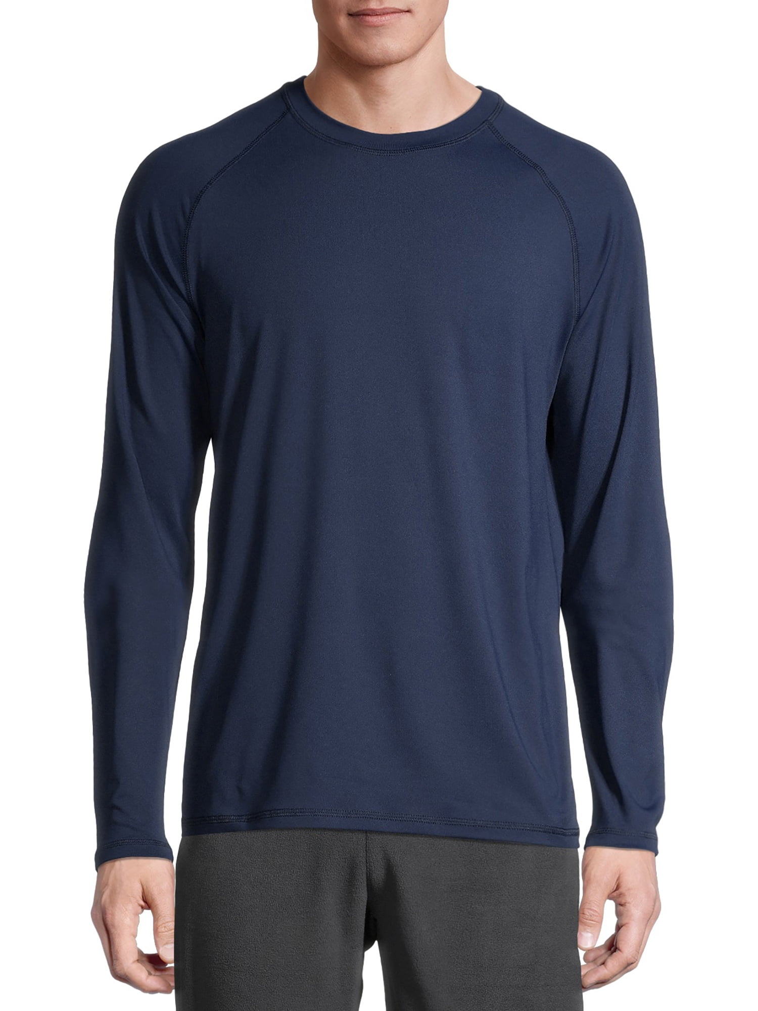 George Men's and Big Men's Long Sleeve Rash Guard, up to Size 5XL ...