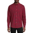 thumbnail image 1 of George Men's and Big Men's Long Sleeve Stretch Poplin Shirt, 1 of 6
