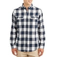 thumbnail image 1 of George Men's and Big Men's Long Sleeve Super Soft Flannel Shirt, up to size 3XLT, 1 of 4