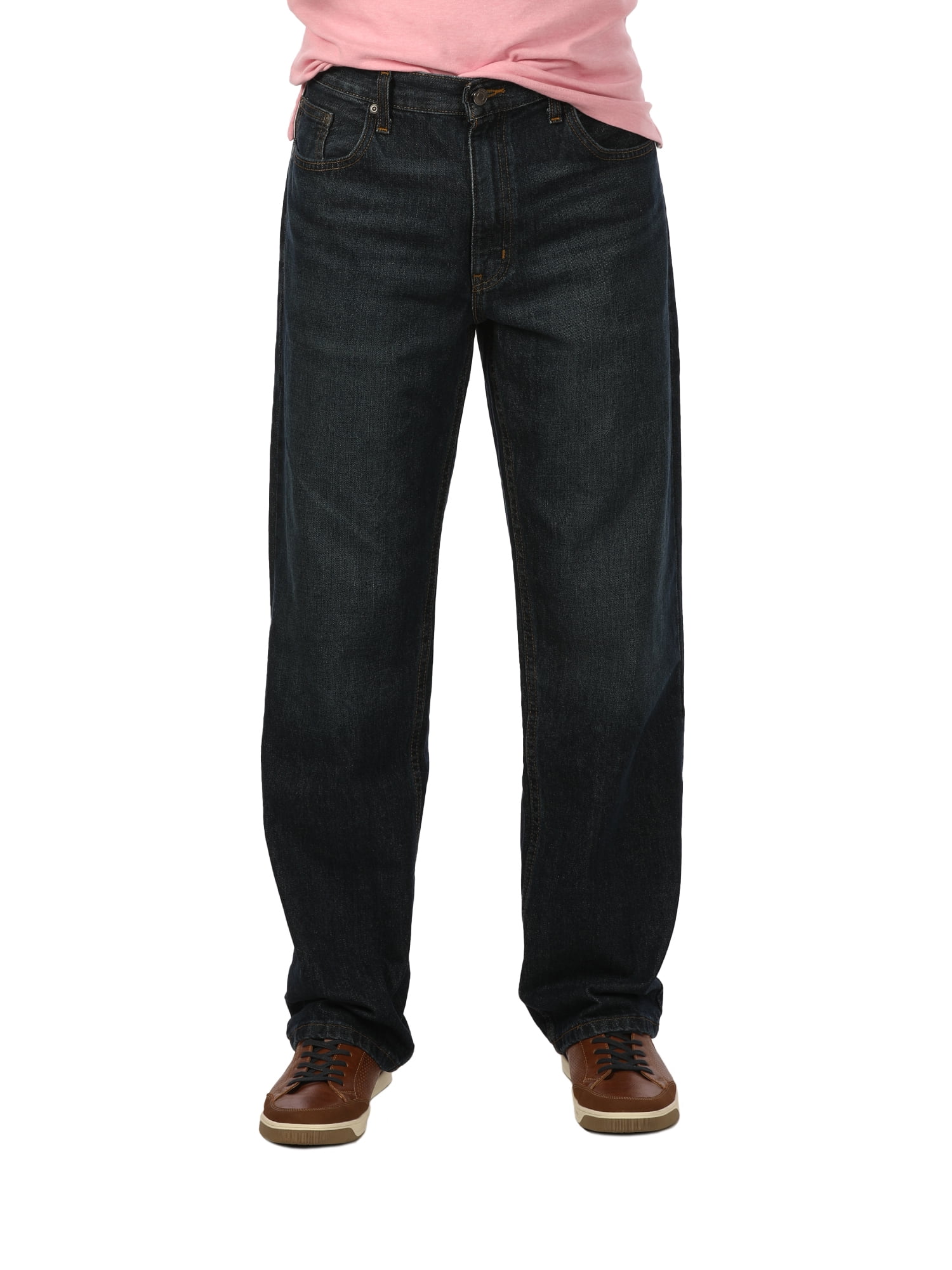 George Men's & Big Men's Regular Fit Loose Fit Jeans, Sizes 29-50