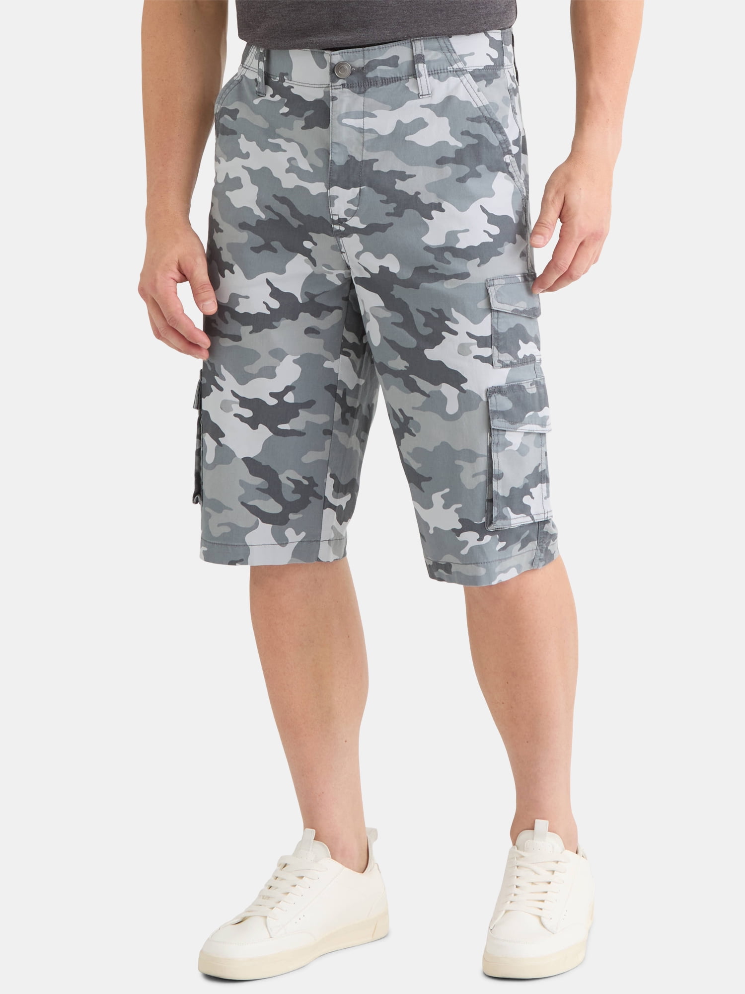 George Men's & Big Men's Relaxed Fit Messenger Cargo Shorts, 14" Inseam, Sizes 30-42