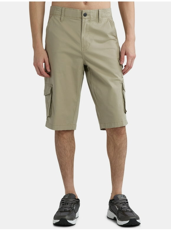 Men's and Big Men's Messenger Cargo Shorts, 14" Inseam, Sizes 30-42