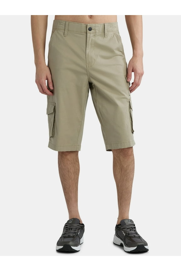 Men's and Big Men's Messenger Cargo Shorts, 14" Inseam, Sizes 30-42