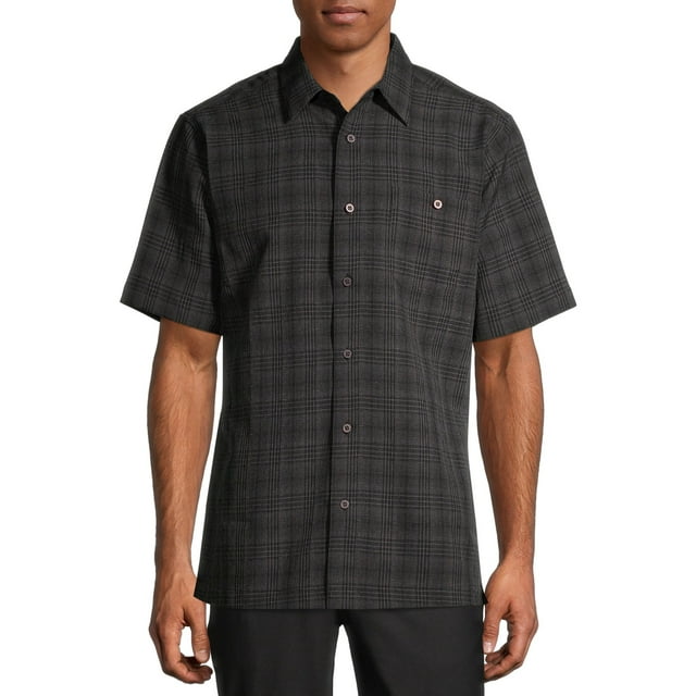 George Men's and Big Men's Microfiber Shirt, up to 5XL - Walmart.com