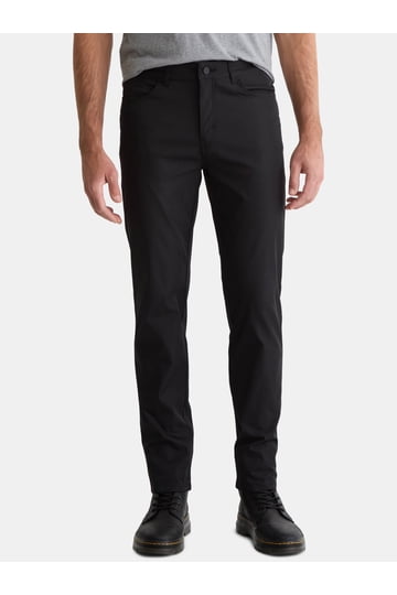 george black dress pants ALBERTO CERAMICA PANTS | MODERN FIT GEORGE - BLACK main image 1