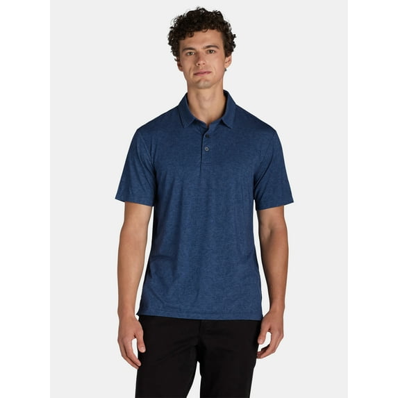 George Men’s and Big Men's Poly Polo Shirt, Sizes S-3XL