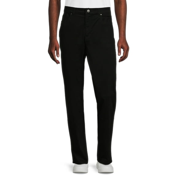 George Men’s and Big Men’s Premium 5 Pocket Garment Washed Pants, Sizes 29-44