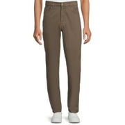 George Men’s and Big Men’s Premium 5 Pocket Garment Washed Pants, Sizes 29-44