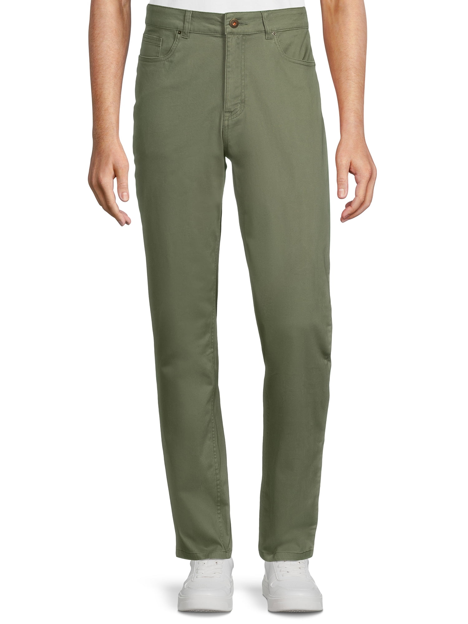 George Men's and Big Men's Premium 5 Pocket Garment Washed