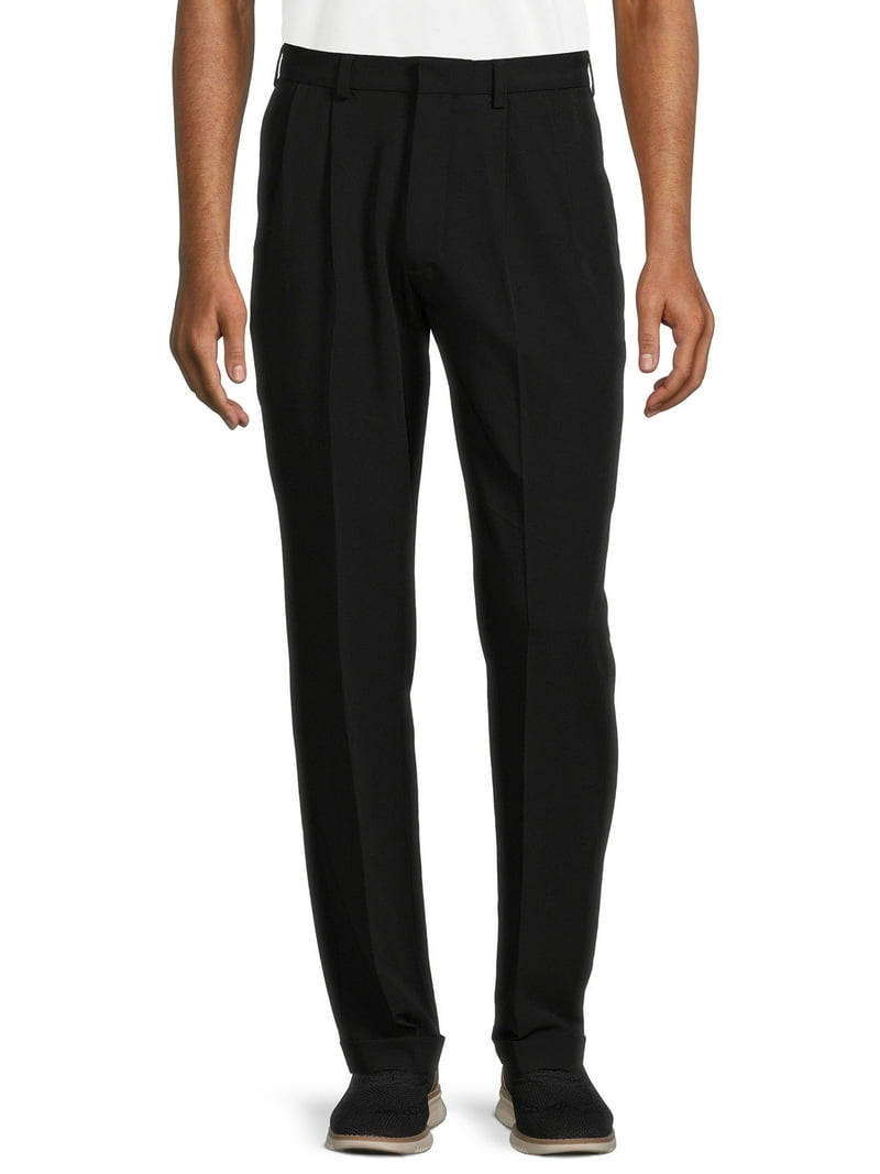 George Men's and Big Men's Premium Comfort Stretch Pleated