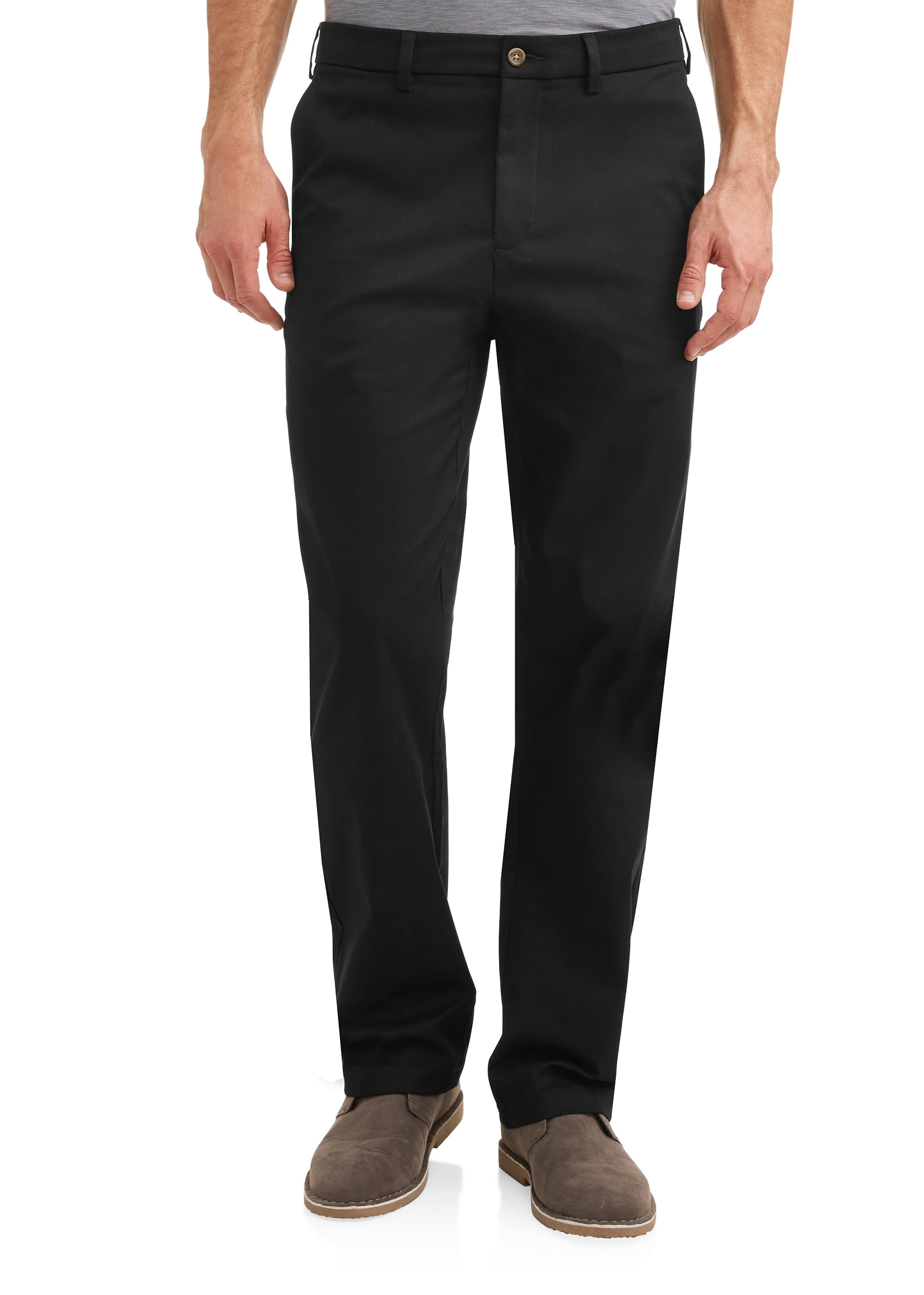 Regular Fit Cotton Twill Pants - Dark khaki green - Men | H&M US