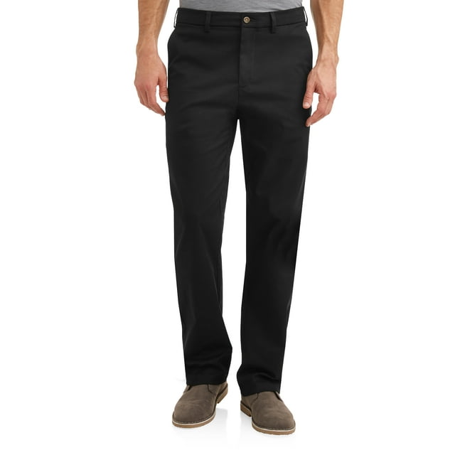 George Men's and Big Men's Premium Regular Fit Khaki Pant