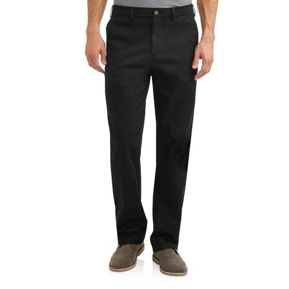 George Men's and Big Men's Premium Regular Fit Khaki Pant