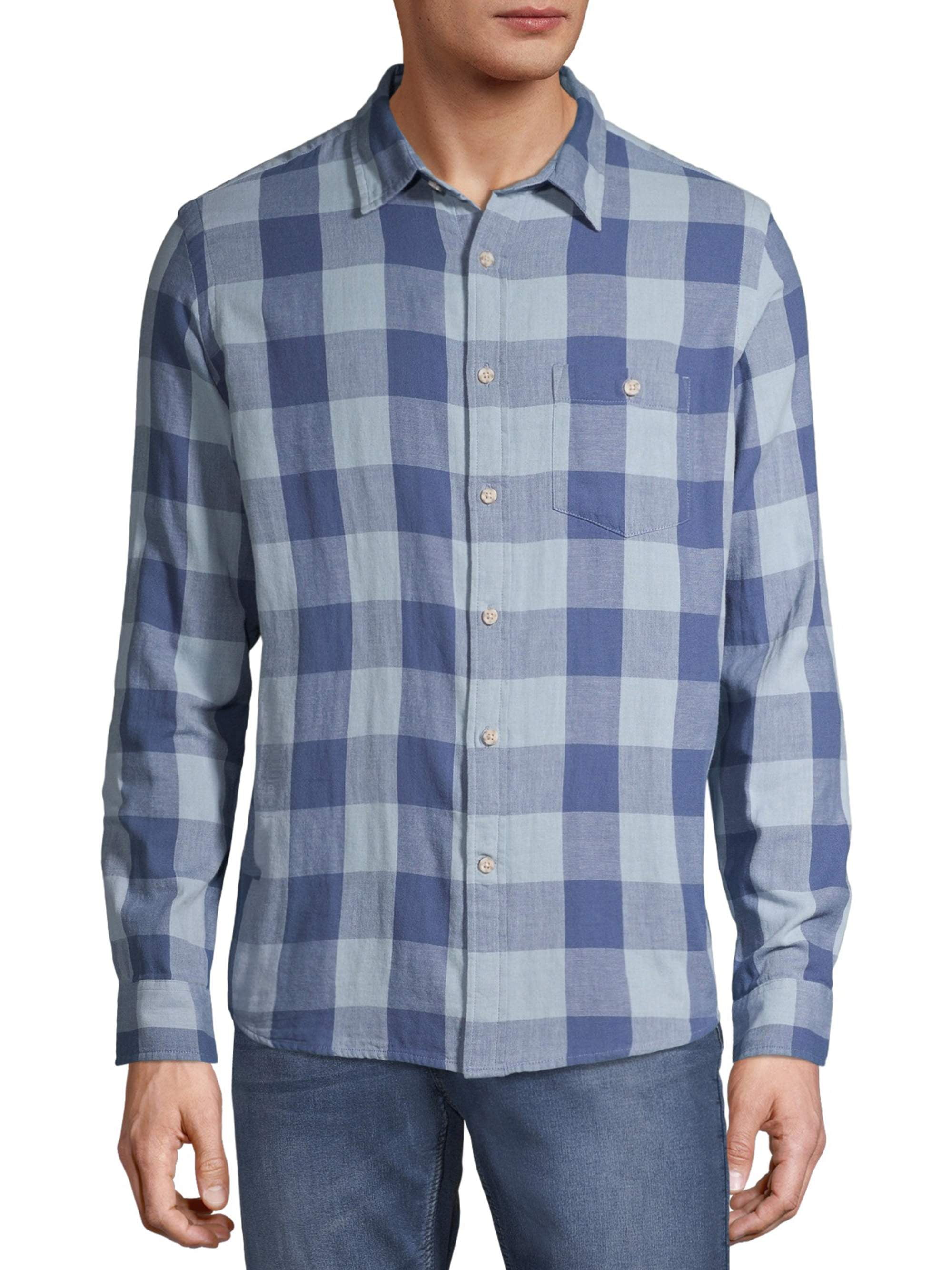 Men's and Big Men's Premium Soft Cotton Untucked Shirt