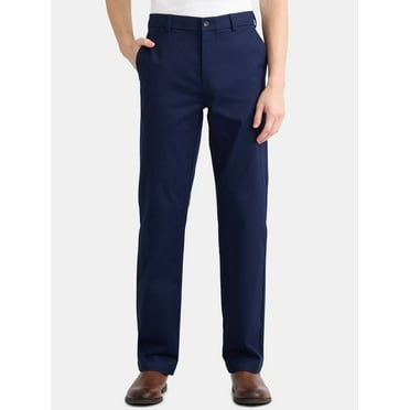 George Men's and Big Men’s Premium Straight Leg Khaki Pants, Sizes 30-54