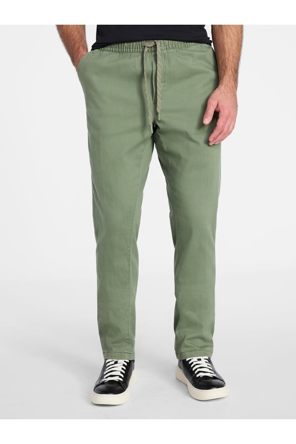 Men's & Big Men's Pull On Chino Pants, 31.5" Inseam, Sizes XS-2XL