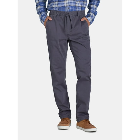 George Men's and Big Men’s Pull On Chino Pants, Sizes S-2XL