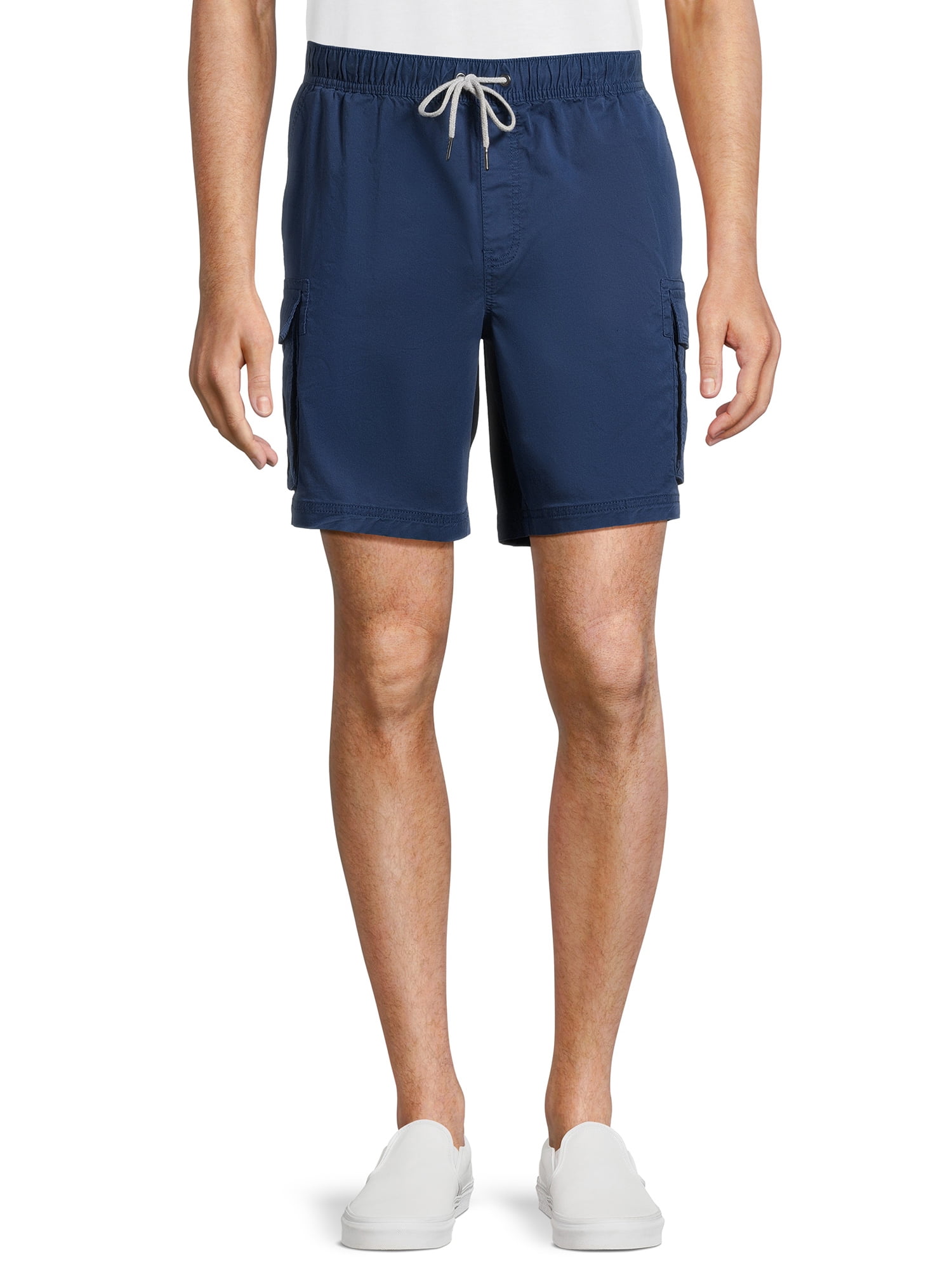 George Men's and Big Men's Pull on Stretch Cargo Shorts, Sizes S