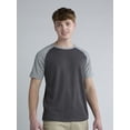 thumbnail image 1 of George Men's and Big Men's Raglan Tee, Sizes S-3XL, 1 of 5