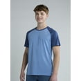 thumbnail image 1 of George Men's and Big Men's Raglan Tee, Sizes S-3XL, 1 of 5