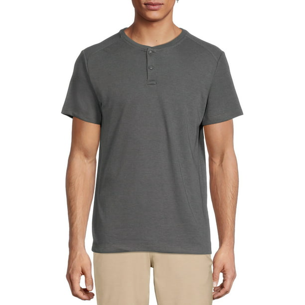 George Men's and Big Men's Short Sleeve Henley Shirt - Walmart.com