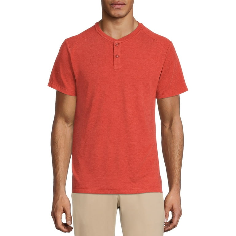 George Men's and Big Men's Short Sleeve Henley Shirt - Walmart.com