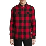 George Men's and Big Men's Super Soft Flannel Shirt, up to 5XLT