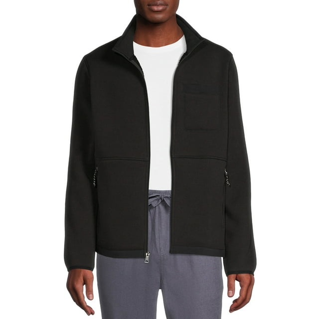 Men's and Big Men's Sweater Fleece Jacket, Sizes up to 5XL