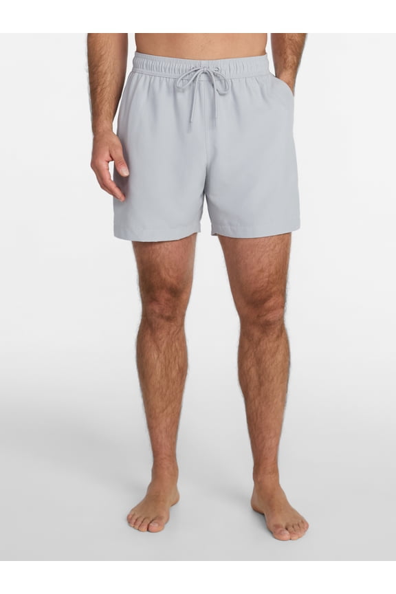Men's and Big Men's Swim Trunks, 6" Inseam, Sizes S-5XL