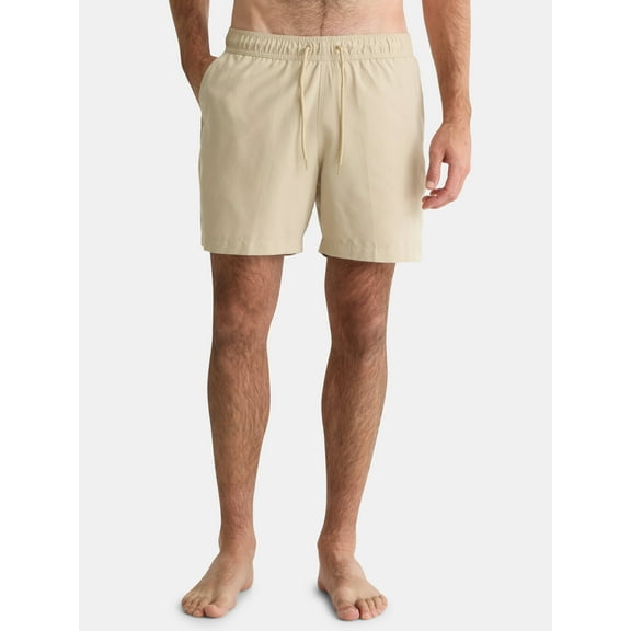 George Men's and Big Men's Swim Trunks, 6" Inseam, Sizes S-3XL