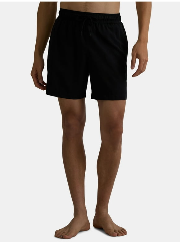 Men's and Big Men's Swim Trunks, 6" Inseam, Sizes S-3XL