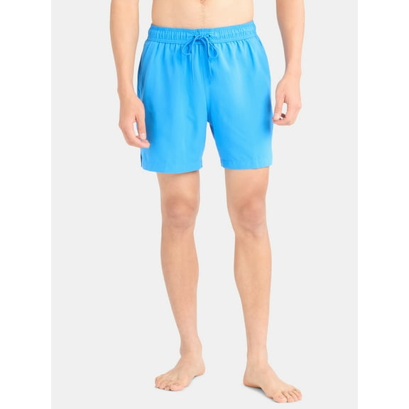 George Men's and Big Men's Swim Trunks, 6" Inseam, Sizes S-5XL