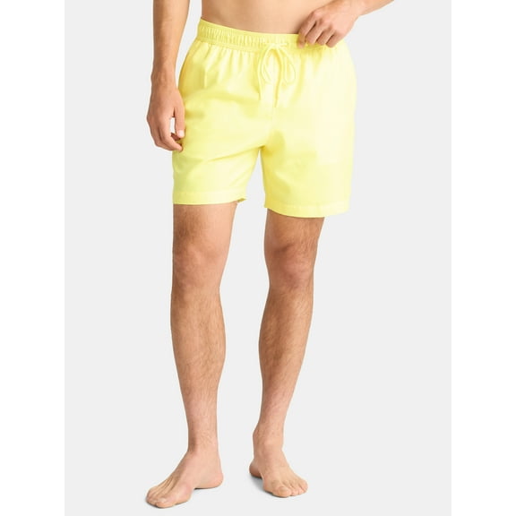 George Men's and Big Men's Swim Trunks, 6" Inseam, Sizes S-5XL