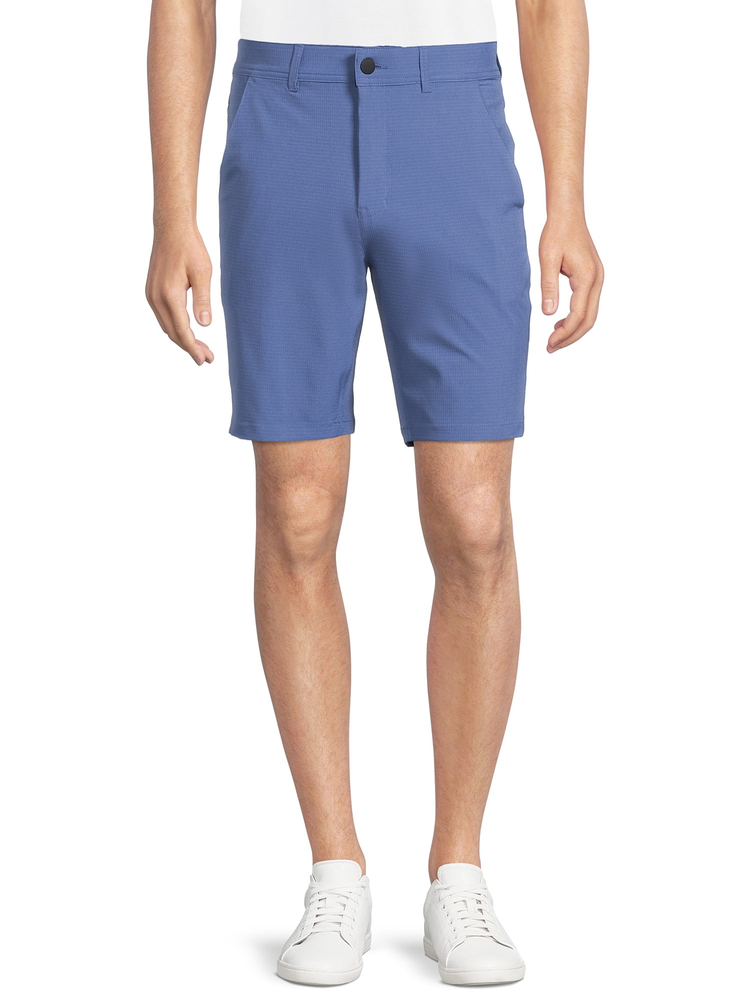 Men's and Big Men's Synthetic Flat Front Shorts, 9" Inseam