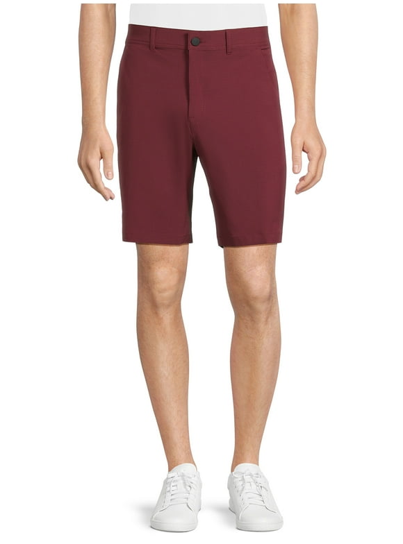 George Men's and Big Men's Synthetic Flat Front Shorts, Sizes 30-46