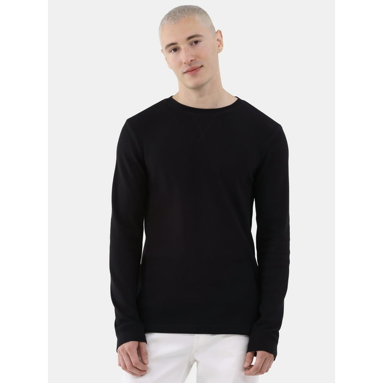 George Men s Big Men s Crewneck Thermal Shirt with Long Sleeves Sizes XS 3XLT Walmart